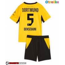 Otroške Nogometnih dresov Borussia Dortmund Ramy Bensebaini #5 Domači 2026-27 Kratki rokavi (+ hlače)
